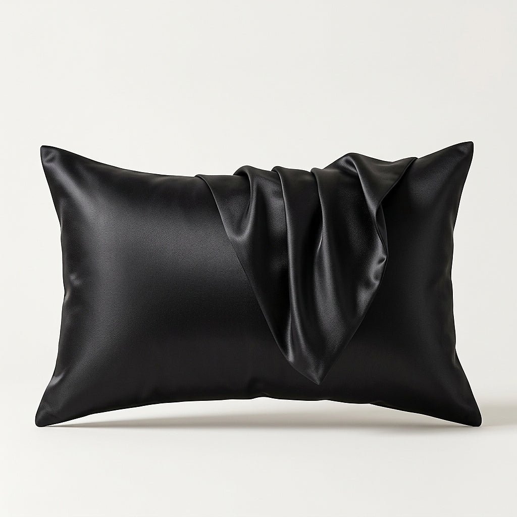 Unisex Satin Pillowcase with Folded Drape Detail