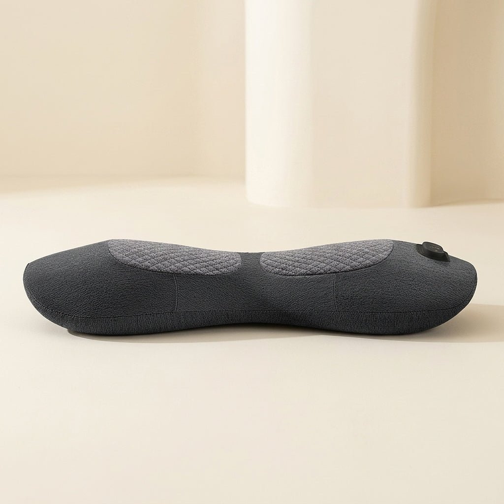Lumbar Support Pillow with Integrated Control Panel