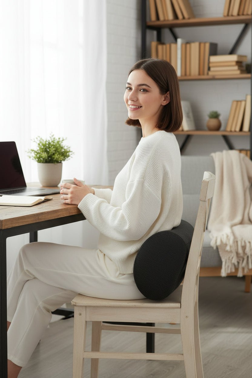 I-Shape Memory Foam Lumbar Support Pillow