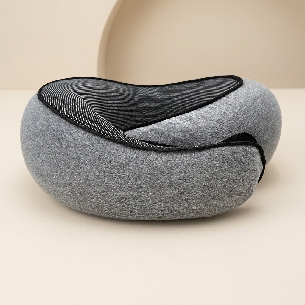 U-Shaped Neck Pillow with Wrap Closure