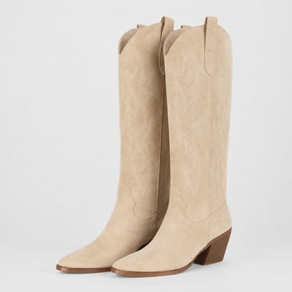 Anna | Women's Casual Knee High Cowboy Boots