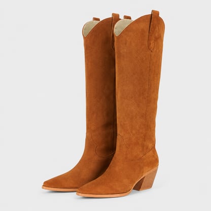 Anna | Women's Casual Knee High Cowboy Boots