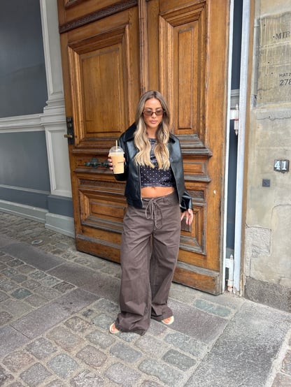 Zara | Women's Relaxed Low Rise Pants