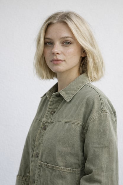 Sarah | Women's Classic Button-Front Denim Jacket