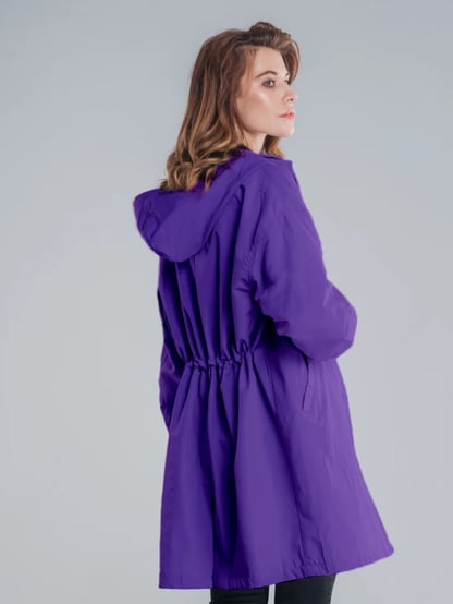 Ava | Women's Hooded Long Lightweight Jacket
