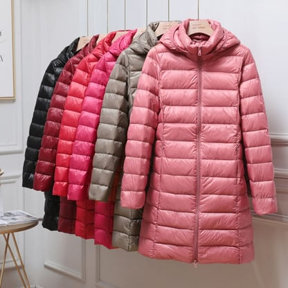 Lisa | Women's Hooded Long Puffer Coat