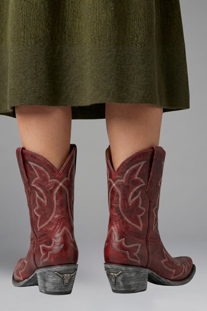Tilly | Women's Embroidered Leather Cowgirl Boots