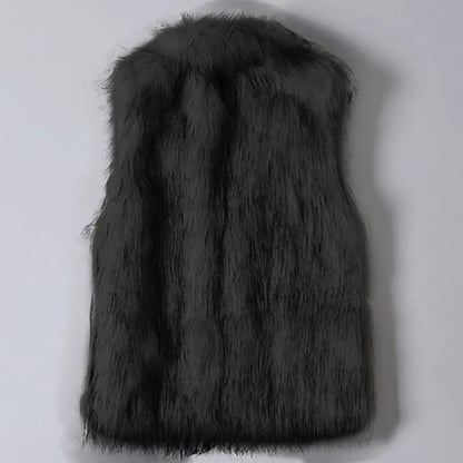 Sarah | Women's Luxe Faux Fur Vest Jacket