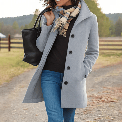 Esme | Women's Classic Button Winter Coat
