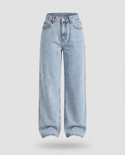 Georgia | Women's High Waisted Straight Leg Jeans