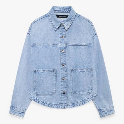 Sarah | Women's Classic Button-Front Denim Jacket