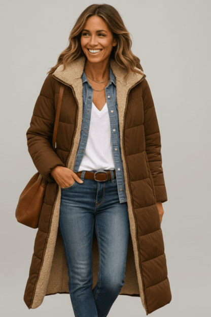Amber | Women's Hooded Puffer Winter Coat