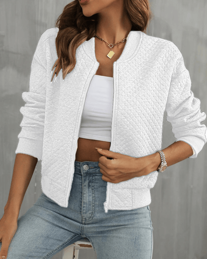 Ava | Women's Quilted Bomber Jacket
