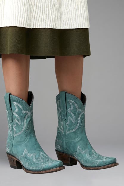 Tilly | Women's Embroidered Leather Cowgirl Boots