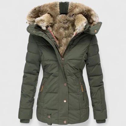Samantha | Women's Hooded Quilted Winter Jacket