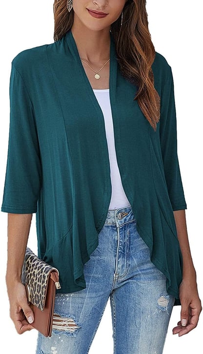 Sharon | Women's Lightweight Draped Cardigan