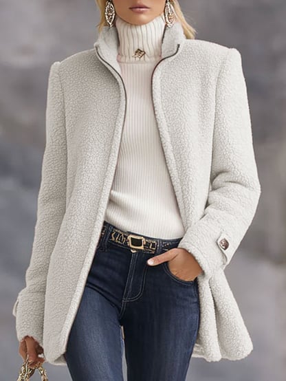 Rachel | Women's Casual Zip Up Fleece Jacket
