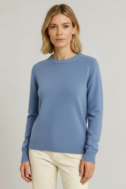 Ava | Women's Soft Crewneck Cashmere Sweater