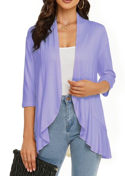 Sharon | Women's Lightweight Draped Cardigan