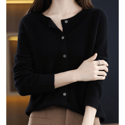 Katie | Women's Soft Cashmere Wool Cardigan