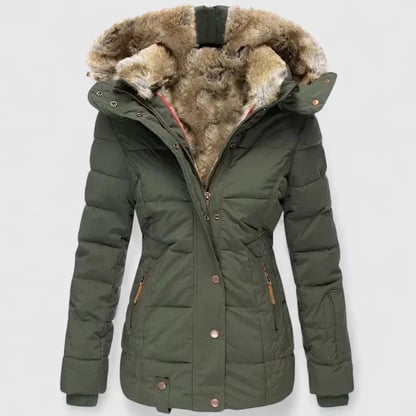 Samantha | Women's Hooded Quilted Winter Jacket