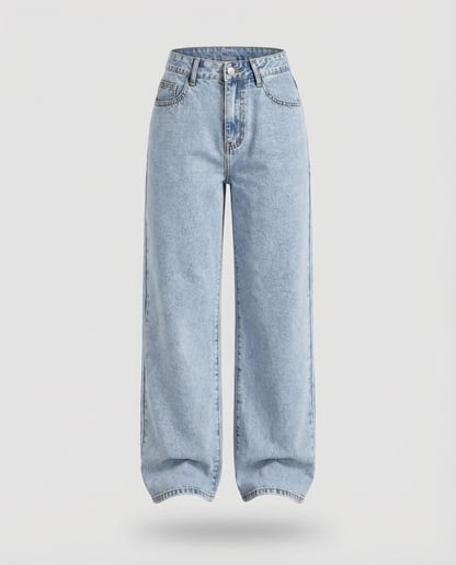 Georgia | Women's High Waisted Straight Leg Jeans