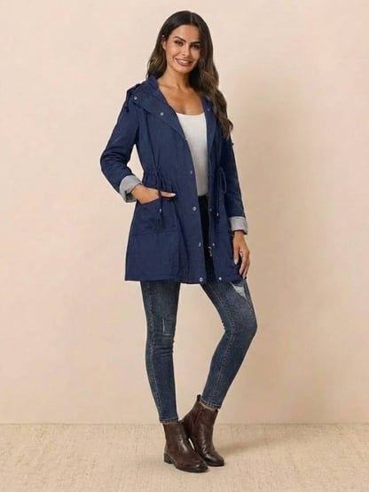 Carolyn | Women's Hooded Anorak Jacket with Hood