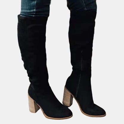 Isabella | Women's Stretchy Suede Over the Knee Boots