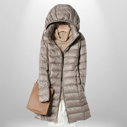 Samantha | Women's Hooded Long Puffer Jacket
