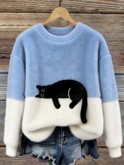 Tilly | Women's Cozy Graphic Cotton Sweater