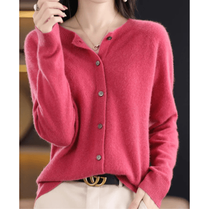 Katie | Women's Soft Cashmere Wool Cardigan