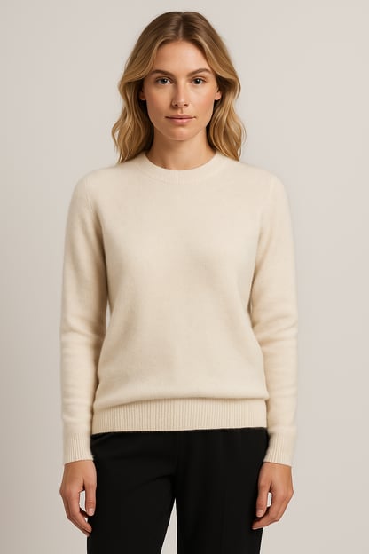 Ava | Women's Soft Crewneck Cashmere Sweater