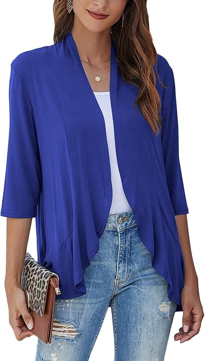 Sharon | Women's Lightweight Draped Cardigan