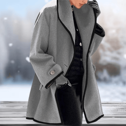 Nicola | Women's Oversized Notch-Lapel Wool Coat