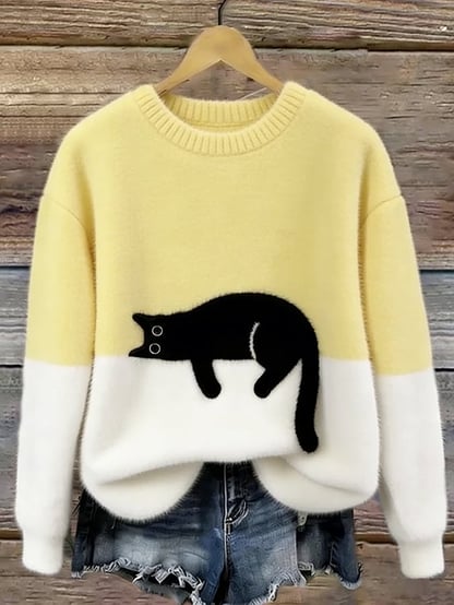 Tilly | Women's Cozy Graphic Cotton Sweater