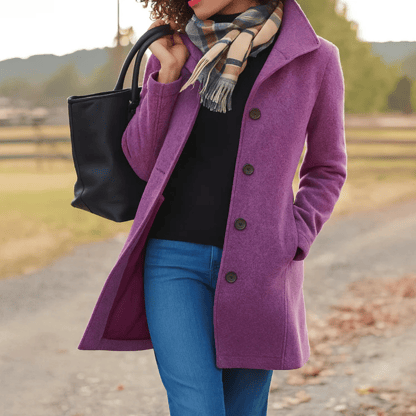 Esme | Women's Classic Button Winter Coat
