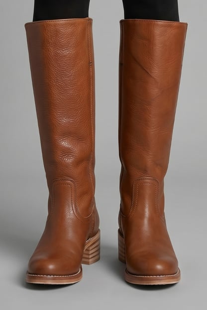 Lesley | Women's Chunky Mid Calf Boots