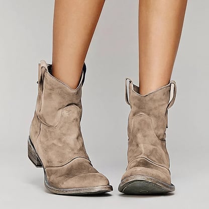 Emily | Women's Chunky Cowboy Ankle Boots