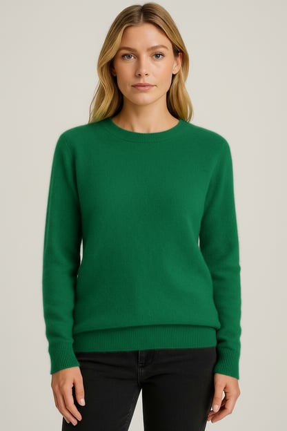 Ava | Women's Soft Crewneck Cashmere Sweater