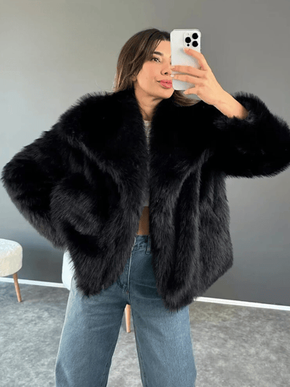 Katie | Women's Oversized Faux Fur Coat