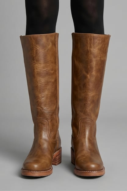 Lesley | Women's Chunky Mid Calf Boots