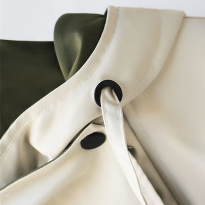 Christine | Women's Oversized Short Trench Coat with Hood