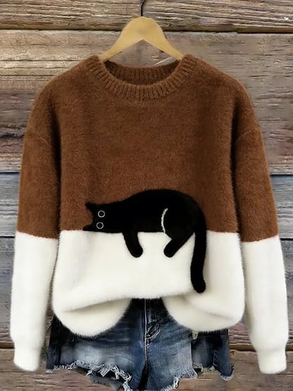 Tilly | Women's Cozy Graphic Cotton Sweater