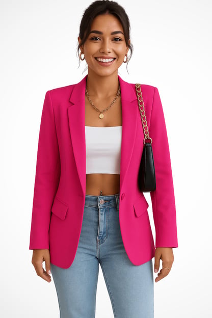Rosie | Women's Tailored Single-Button Blazer Jacket