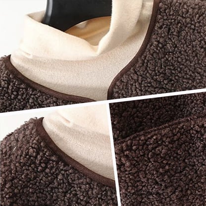 Rosie | Women's Textured Wool Vest Jacket
