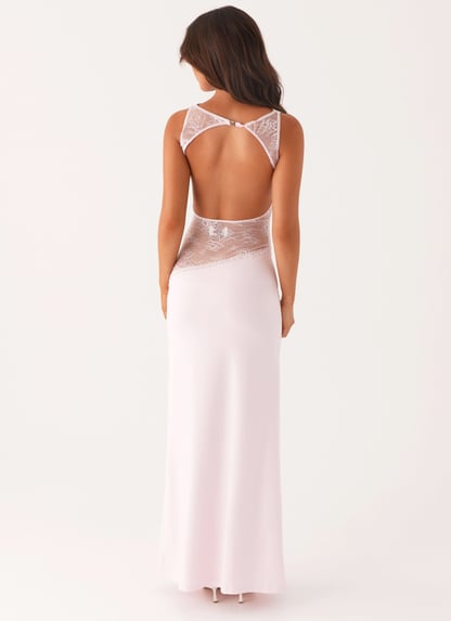 Claire | Women's Sleeveless Lace Maxi Cocktail Dress