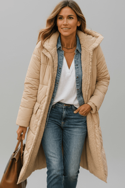 Amber | Women's Hooded Puffer Winter Coat