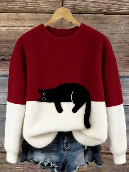 Tilly | Women's Cozy Graphic Cotton Sweater