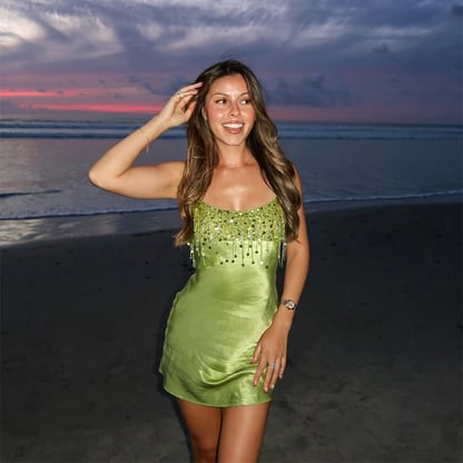 Bella | Women's Sequin Slip Mini Cocktail Dress