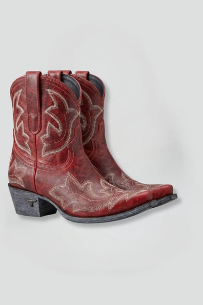 Tilly | Women's Embroidered Leather Cowgirl Boots